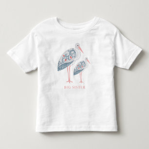 T-shirt Pour Les Tous Petits Boutique d'art populaire Whimsical Grande soeur