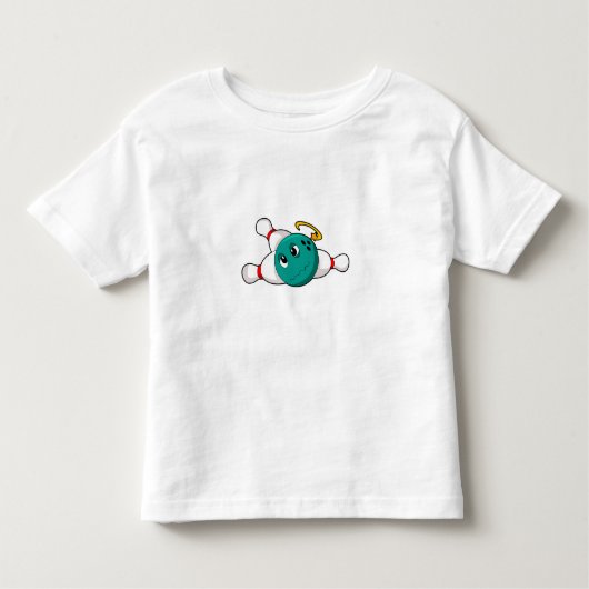 T-shirt Pour Les Tous Petits Bowling Bowling Bowling Bowling (Devant)