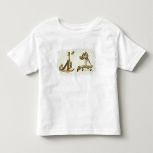 T-shirt Pour Les Tous Petits Bride avec "le feu grec", plat 'd'une histoire de