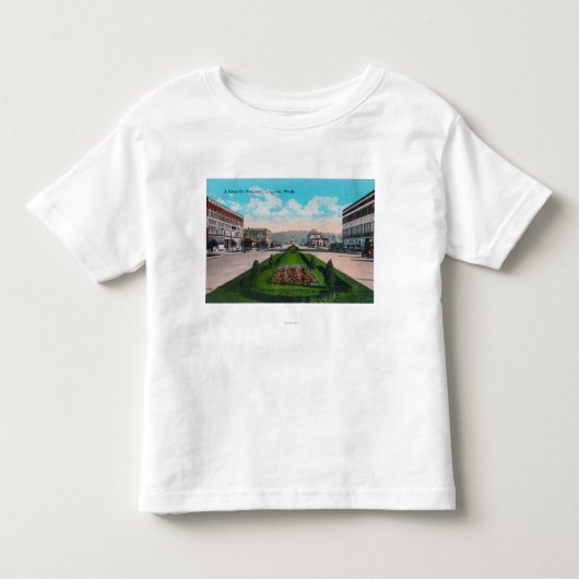 T-shirt Pour Les Tous Petits Broadway SceneLongview, WA (Devant)