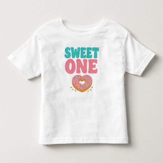 T-shirt Pour Les Tous Petits Broderie Sweet One Faux (Devant)