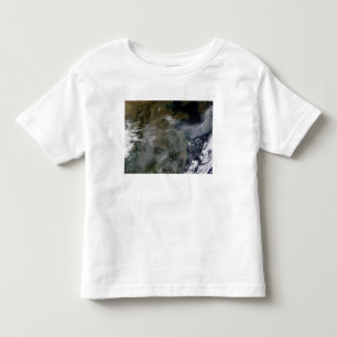 T-shirt Pour Les Tous Petits Brouillard à travers la plaine de la Chine du Nord