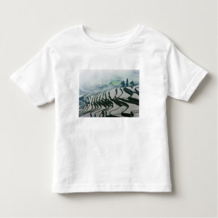 T-shirt Pour Les Tous Petits Brouillard de matin au-dessus des gisements de riz