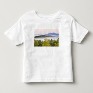 T-shirt Pour Les Tous Petits Brouillard matinal et les Percy Peaks vus depuis l
