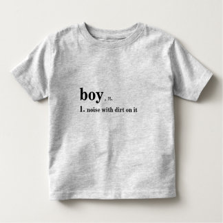 T-shirt Pour Les Tous Petits Bruit avec saleté sur la chemise pour garçons