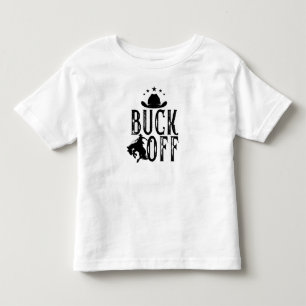T-shirt Pour Les Tous Petits Buck Western Theme Cowboy Rodeo