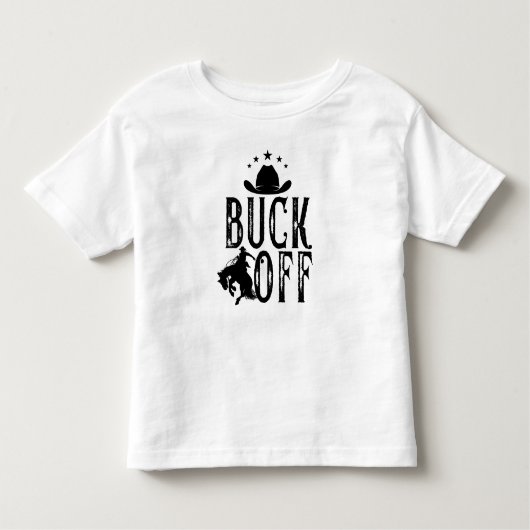 T-shirt Pour Les Tous Petits Buck Western Theme Cowboy Rodeo (Devant)