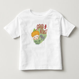 T-shirt Pour Les Tous Petits Buddy l'Elf Bonne Nouvelle ! J'ai vu un chien aujo