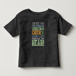 T-shirt Pour Les Tous Petits Buddy l'Elfe Citation de Noël