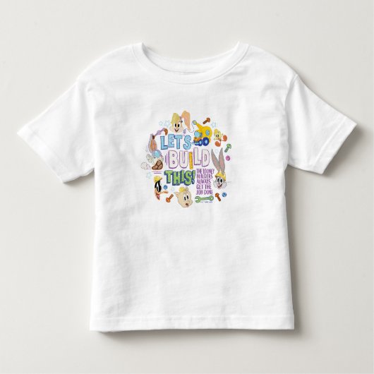 T-shirt Pour Les Tous Petits BUGS BUNNY BUILDERS™| "Let's Build This" Esquisse (Devant)