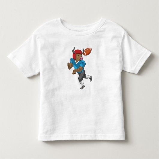 T-shirt Pour Les Tous Petits Bull dans le football (Devant)