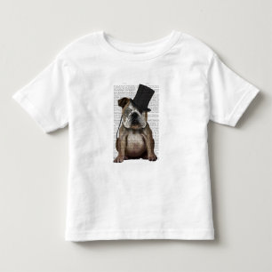 T-shirt Pour Les Tous Petits Bulldog anglais, Formal Hound et Casquette