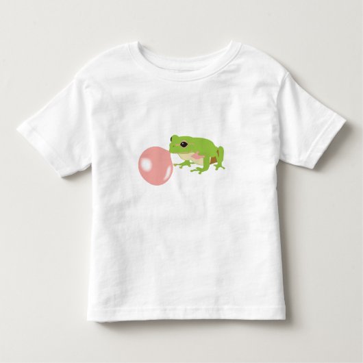 T-shirt Pour Les Tous Petits Bulle de grenouille à bulle (Devant)