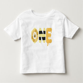 T-shirt Pour Les Tous Petits Bumble Bee 1st Birthday Shirt 
