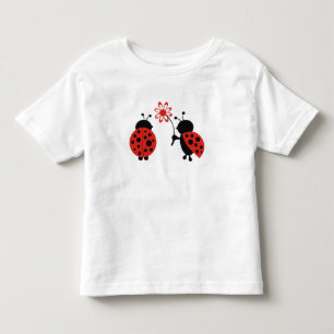 T-shirt Pour Les Tous Petits Bureaux Lady Avec Toddler T Chemise Fleur