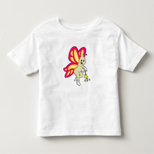 T-shirt Pour Les Tous Petits Butterfly as Wizard with Magic Mur (Devant)
