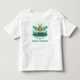 T-shirt Pour Les Tous Petits Bye bye, Dragonfly