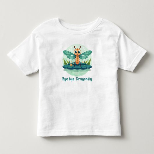 T-shirt Pour Les Tous Petits Bye bye, Dragonfly (Devant)