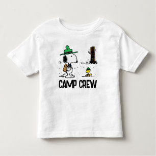 T-shirt Pour Les Tous Petits cacahuètes Camping Snoopy & Woodstock