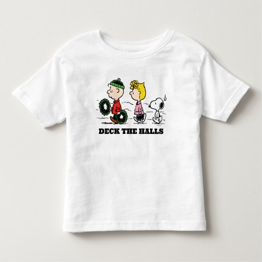 T-shirt Pour Les Tous Petits cacahuètes | Charlie Brown, Sally & Snoopy (Devant)