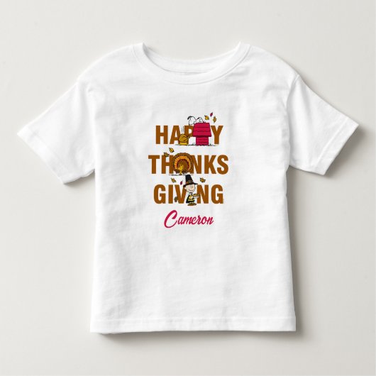 T-shirt Pour Les Tous Petits cacahuètes | Combo Bon thanksgiving (Devant)
