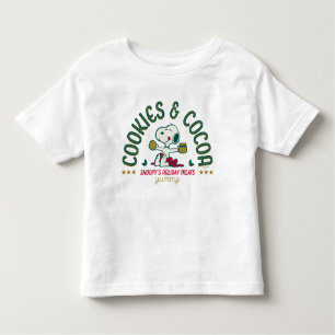 T-shirt Pour Les Tous Petits cacahuètes   Cookies et cacao Snoopy
