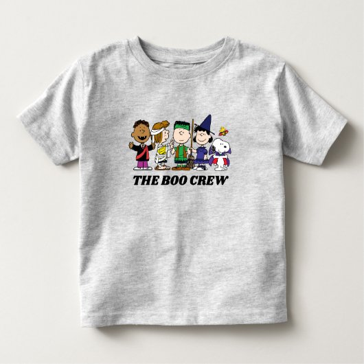 T-shirt Pour Les Tous Petits cacahuètes | Halloween L'Équipage Boo (Devant)