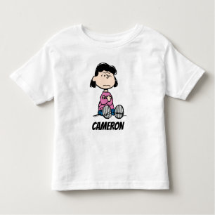 T-shirt Pour Les Tous Petits cacahuètes   Lucy Avec Armoiries Traversées