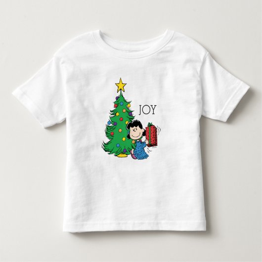 T-shirt Pour Les Tous Petits cacahuètes | Lucy Christmas Tree (Devant)