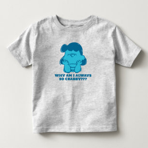 T-shirt Pour Les Tous Petits cacahuètes Lucy Who Says I'm Crabby? ?