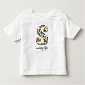 T-shirt Pour Les Tous Petits cacahuètes | S est pour Snoopy (Devant)