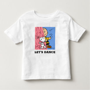 T-shirt Pour Les Tous Petits cacahuètes Snoopy & Charlie Danse Brown mi-mi-mi