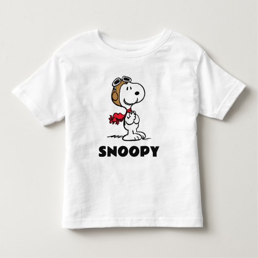 T-shirt Pour Les Tous Petits cacahuètes | Snoopy L'As Volant (Devant)