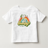 T-shirt Pour Les Tous Petits cacahuètes | Snoopy Music Arc en ciel (Devant)