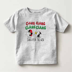 T-shirt Pour Les Tous Petits cacahuètes   Snoopy Santa Claus & Lucy