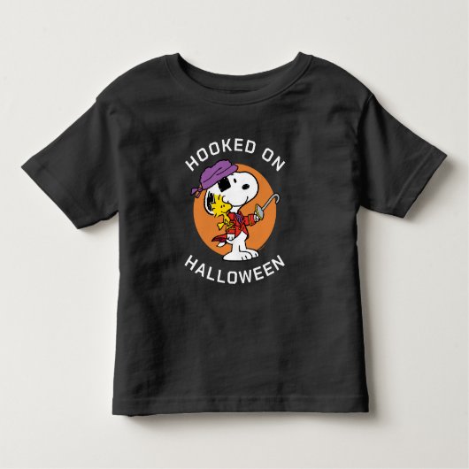 T-shirt Pour Les Tous Petits cacahuètes | Snoopy & Woodstock accroché à Hallowe (Devant)