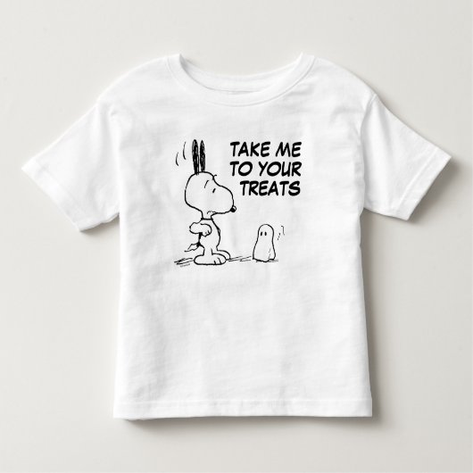 T-shirt Pour Les Tous Petits cacahuètes | Woodstock Scares Snoopy (Devant)