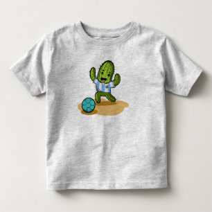 T-shirt Pour Les Tous Petits Cactus joue au football avec un maillot d'Argentin