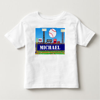 T-shirt Pour Les Tous Petits Cadeau de baseball personnalisé 2013 Enfants Sport