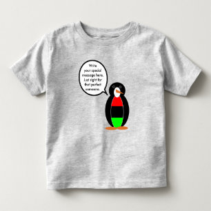 T-shirt Pour Les Tous Petits Cadeau Personnalisé Manchot Faune Africaine