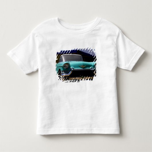 T-shirt Pour Les Tous Petits Cadillac vert d'Elvis Presley convertible en (Devant)