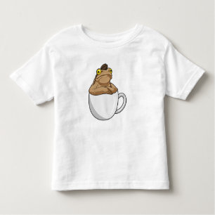 T-shirt Pour Les Tous Petits Café Frog