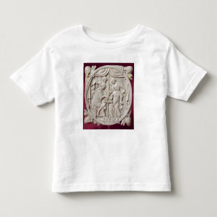 T-shirt Pour Les Tous Petits Caisse de miroir dépeignant une partie d'échecs,