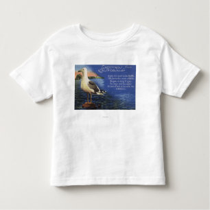 T-shirt Pour Les Tous Petits CaliforniaGreetings de, poème de mouette