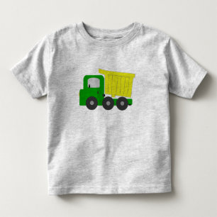 T-shirt Pour Les Tous Petits Camion à benne basculante (jaune)
