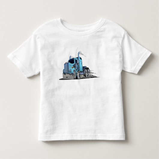 T-shirt Pour Les Tous Petits Camion de dessin (Devant)