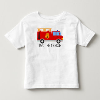T-shirt Pour Les Tous Petits Camion de pompiers pour tout-petit Anniversaire :
