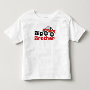 T-shirt Pour Les Tous Petits Camion Monster Rouge Big Brother