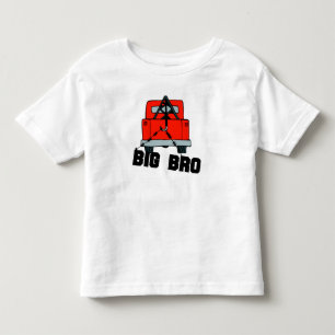 T-shirt Pour Les Tous Petits Camion Red Tow Big Bro