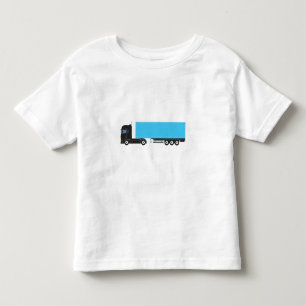 T-shirt Pour Les Tous Petits Camions à semi-remorque pour le transport de march